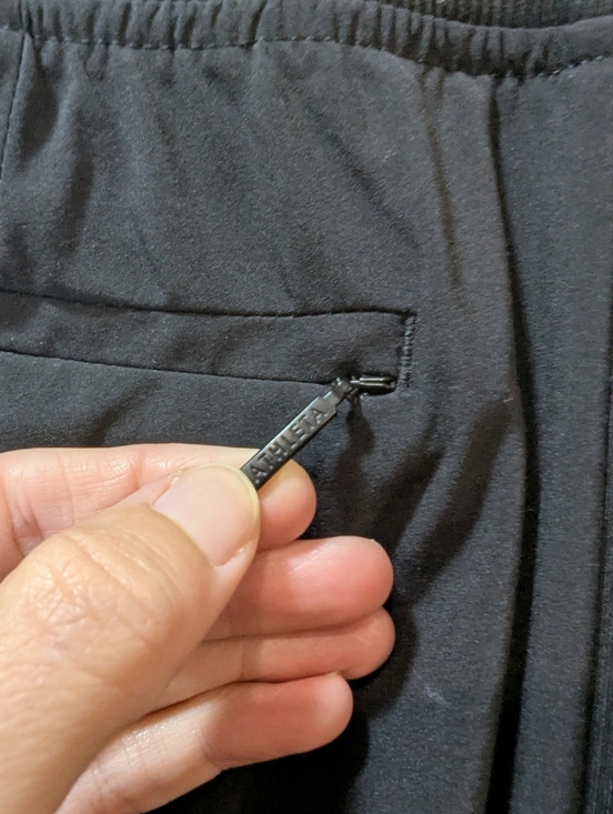 Athleta Black Brooklyn Mid Rise Ankle Pant Wrinkle Resistant Size 10 - Picture 7 of 8